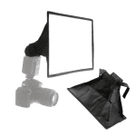 COMBO MINI SOFTBOX 20X30CM Y DIFUSOR DE FLASH COMPLETO PARA RETRATO - Imagen 6