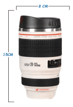 TASA MUG FORMA DE LENTE CANON 28-135MM IMPRESCINDIBLE ¡DISFRUTA TU CAFÉ CON ESTILO FOTOGRÁFICO! - Imagen 7