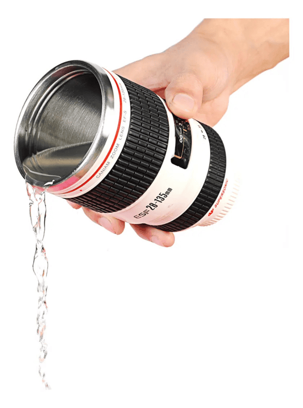 tasa mug forma de lente canon 28-135mm