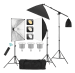 KIT DE ILUMINACIÓN CON BOOM Y LUZ LED BICOLOR, LOGRA TOMAS IMPACTANTES - Imagen 6