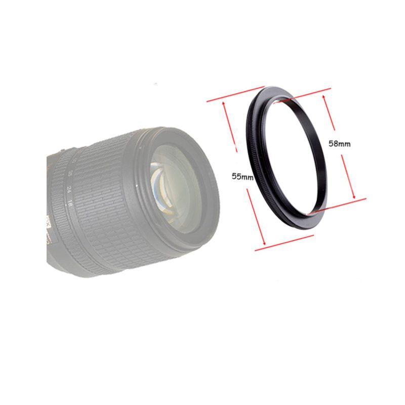 anillo adaptador 55 a 58mm