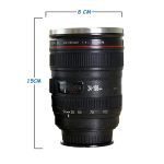 VASO MUG LENTE CÁMARA CANON 24-105 MM - DISEÑO ANTIDESLIZANTE Y CALIDAD PREMIUM - Imagen 2