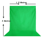 TELÓN DE TELA 3 M X 3 M PARA ESTUDIO FOTOGRÁFICO PROFESIONAL PARA TUS SESIONES! - Imagen 2