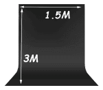 TELÓN DE TELA 3 M X 3 M PARA ESTUDIO FOTOGRÁFICO PROFESIONAL PARA TUS SESIONES! - Imagen 6