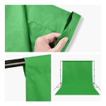 TELÓN DE TELA 3 M X 3 M PARA ESTUDIO FOTOGRÁFICO PROFESIONAL PARA TUS SESIONES! - Imagen 5