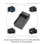 eficaz Cargador LP-E8 para Canon T3i, T2i, T4i, T5i: Potencia y Fiabilidad - Imagen 3