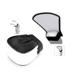 combo difusor domo y reflector para flash speedlite