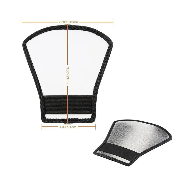 combo difusor domo y reflector para flash speedlite