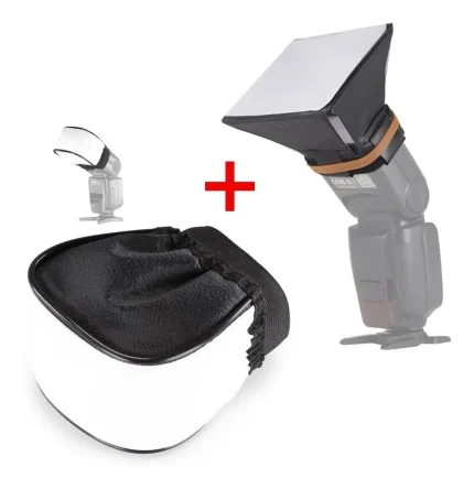combo difusores de flash speedlite universal