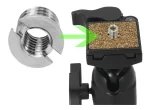 KIT ADAPTADORES FOTOGRAFIA 5 EN 1 COMBO TORNILLOS MONTAJE TRÍPODE, EL KIT INDISPENSABLE PARA TUS MONTAJES - Imagen 2