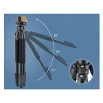 TRÍPODE WEIFENG WF-6663A CABEZA FLUIDA PROFESIONAL ¡VIDEO SIN TEMBLORES! - Imagen 11