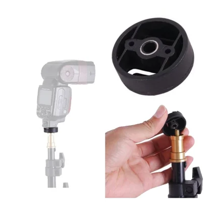 Adaptador montaje zapata a tornillo 1/4