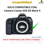 Battery grip para Canon EOS 5D Mark II, accesorio indispensable para sesiones largas - Imagen 2