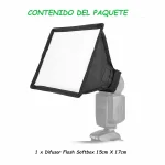 Difusor para flash softbox 15x17 cm, accesorio esencial para iluminación perfecta - Imagen 12