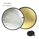 Flex Reflector 60 Cm Flash 2 En 1 Video Y Fotografia - Imagen 4