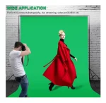 FONDO VERDE CHROMA KEY 2X3 METROS, CREA VIDEOS Y FOTOS ASOMBROSOS - Imagen 2