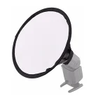MINI SOFTBOX REDONDO: LUZ PERFECTA 20CM PARA FLASH UNIVERSAL - Imagen 4
