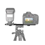 SOPORTE DOBLE ZAPATA: MONTAJE ESENCIAL PARA FLASH LUZ LED MICRÓFONO - Imagen 7