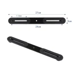 SOPORTE DOBLE ZAPATA: MONTAJE ESENCIAL PARA FLASH LUZ LED MICRÓFONO - Imagen 6
