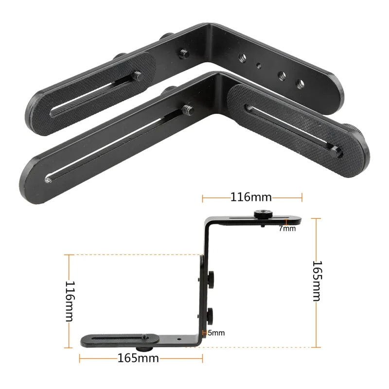 SOPORTE L FLASH: BRACKET INDISPENSABLE GRIP CÁMARA ESTABILIZADOR Soporte L Flash