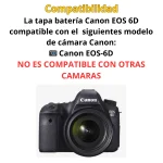 Esencial tapa batería Canon EOS 6D para protección perfecta - Imagen 3