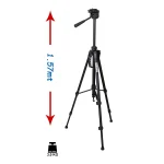 Trípode Weifeng 3540 Hasta 1,57mt + Estuche - Imagen 3