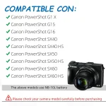 ADAPTADOR DE CORRIENTE CANON ACK-DC80 – ¡ENERGÍA CONTINUA PARA TUS CÁMARAS SX Y G! - Imagen 7