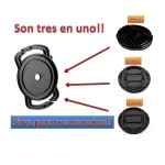 ANTI PERDIDA TAPAS LENTES: ¡PROTECCIÓN SEGURA PARA TUS LENTES 43-55MM! - Imagen 3