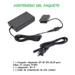 Cargador Nikon Coolpix: Adaptador EP-5C Para Nikon J1 y Coolpix P1000 – ¡Imprescindible y Poderoso! - Imagen 7