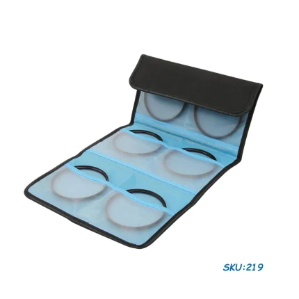 estuche plegable para lentes de cámara