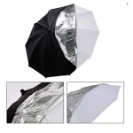 SOMBRILLA FOTOGRAFIA 83CM TRANSLUCIDA PLATA: ¡CONTROL DE LUZ PROFESIONAL! - Imagen 3