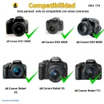 Tapa de batería Canon Rebel XS – ¡Repuesto ideal para tus cámaras EOS! - Imagen 2